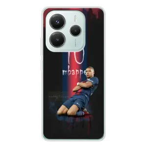 Чехол (TPU) с Футболистом на Xiaomi Redmi Note 14 5G (MBAPPE 10)