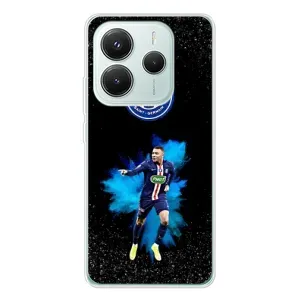 Чехол (TPU) с Футболистом на Xiaomi Redmi Note 14 5G (Мбаппе ПСЖ)