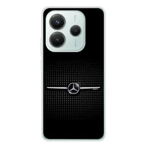 Силіконовий бампер з картинкою машини на Xiaomi Redmi Note 14 5G (Mercedes)