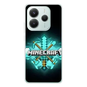 Чехол майнкрафт для Xiaomi Redmi Note 14 5G (MineCraft 2)