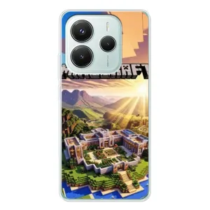 Чехол майнкрафт для Xiaomi Redmi Note 14 5G (MINECRAFT)