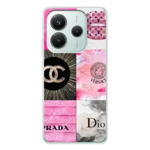 Чохол (Dior, Prada, YSL, Chanel) для Xiaomi Redmi Note 14 5G (Модніца)