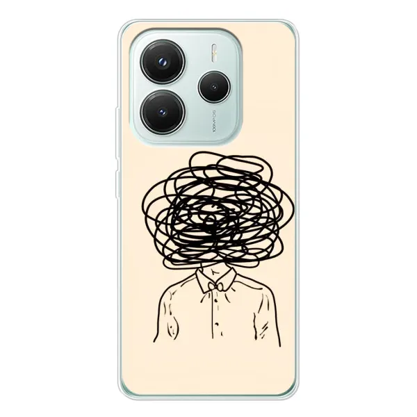 Чехол с рисунком «Мысли» для Xiaomi Redmi Note 14 5G