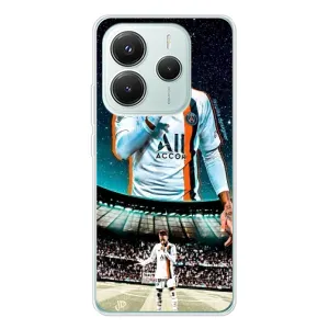 Силиконовый Чехол Xiaomi Redmi Note 14 5G (Неймар ПСЖ)