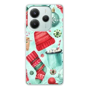 Чехол Санта Клаус для Xiaomi Redmi Note 14 5G (Одежда)