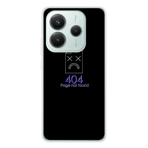 Чехол с рисунком «Ошибка 404» для Xiaomi Redmi Note 14 5G Чехол с рисунком «Ошибка 404» для Xiaomi Redmi Note 14 5G