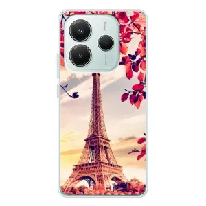 Чехол с Эйфелевой башней на Xiaomi Redmi Note 14 5G (Paris photo)
