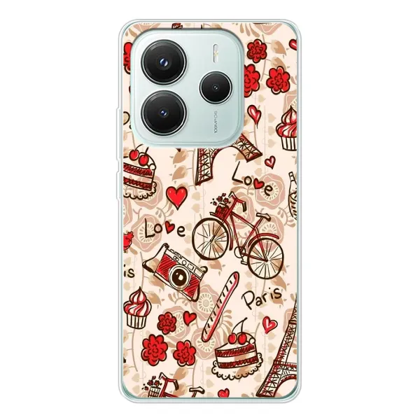 Чехол с рисунком «Париж мечта» для Xiaomi Redmi Note 14 5G Чехол с рисунком «Париж мечта» для Xiaomi Redmi Note 14 5G
