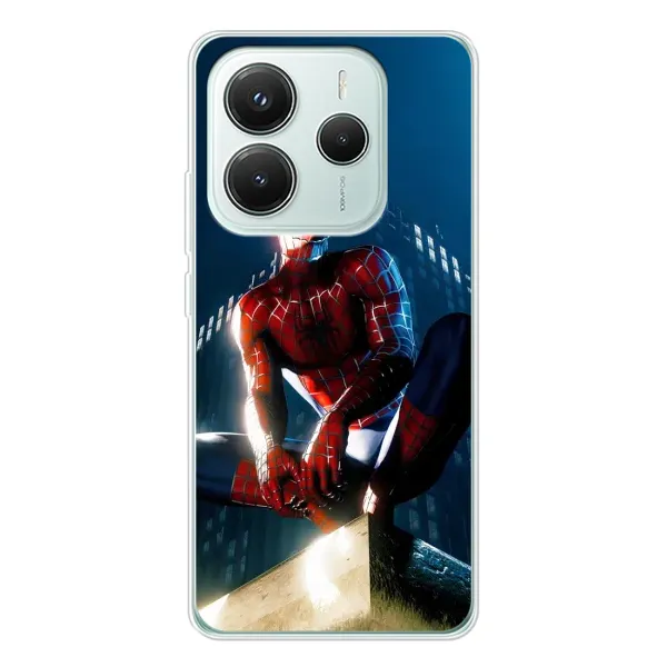 Чехол с рисунком «Паук на доме» для Xiaomi Redmi Note 14 5G Чехол с рисунком «Паук на доме» для Xiaomi Redmi Note 14 5G
