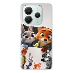 Силіконовий чохол з принтом Зоотрополіс для Xiaomi Redmi Note 14 5G (Персонажі Зоо)