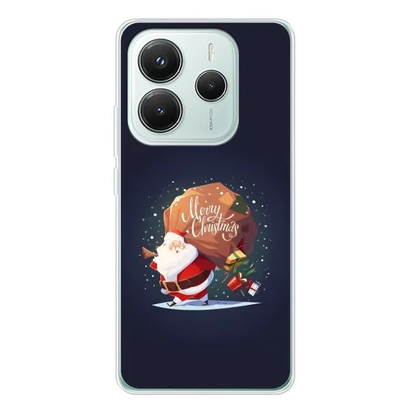 Чехол с рисунком «Подарки от Санты» для Xiaomi Redmi Note 14 5G Чехол с рисунком «Подарки от Санты» для Xiaomi Redmi Note 14 5G