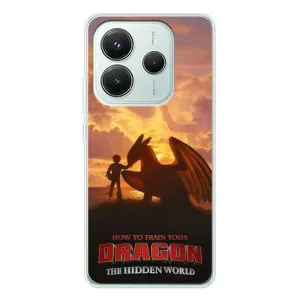 Чохол дракон Беззубик для Xiaomi Redmi Note 14 5G (Постер Беззубика)