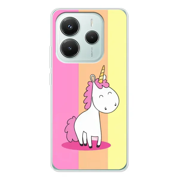 Чехол с рисунком «Радужный Единорог» для Xiaomi Redmi Note 14 5G Чехол с рисунком «Радужный Единорог» для Xiaomi Redmi Note 14 5G