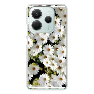 Чохол з ромашками на Xiaomi Redmi Note 14 5G (Рамка в ромашках)