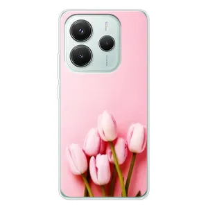 Чохли з картинкою (Тюльпани) на Redmi Note 14 5G (Рожеві тюльпани)