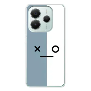 Чехол с рисунком «Серо-белый» для Xiaomi Redmi Note 14 5G