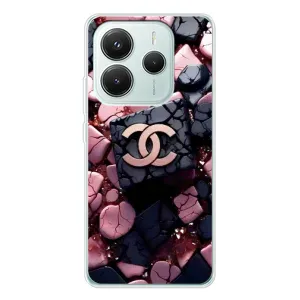 Чохол (Dior, Prada, YSL, Chanel) для Xiaomi Redmi Note 14 5G (Шанель)