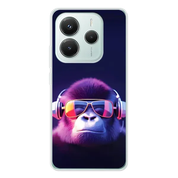 Чехол с рисунком «Стильная обезьяна» для Xiaomi Redmi Note 14 5G Чехол с рисунком «Стильная обезьяна» для Xiaomi Redmi Note 14 5G