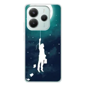 Чохол (ТПУ) з планетами на Xiaomi Redmi Note 14 5G (To The moon)