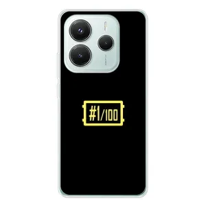 Чохол (TPU) з картинкою "Лого Пабг" на Redmi Note 14 5G (ТОП 1)