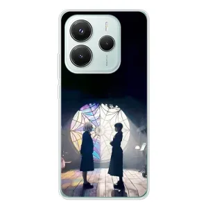 Чохол з картинкою Венсдей на Xiaomi Redmi Note 14 5G (Внсдей і Енід)