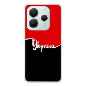 Чехлы УПА (Красно-Чёрный) на Xiaomi Redmi Note 14 5G (Украина УПА)