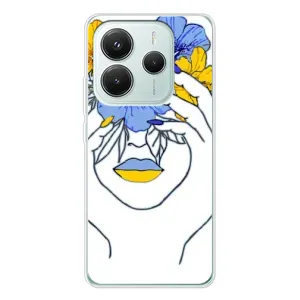 Чехол на Xiaomi Redmi Note 14 5G Украинский дизайн (Украинка на всю голову)