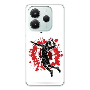 Чохли з прінтом Спортивна тематика для Xiaomi Redmi Note 14 5G (Волейболіст)