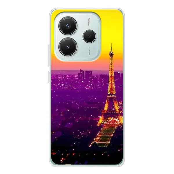 Чехол с рисунком «Яркая башня» для Xiaomi Redmi Note 14 5G Чехол с рисунком «Яркая башня» для Xiaomi Redmi Note 14 5G