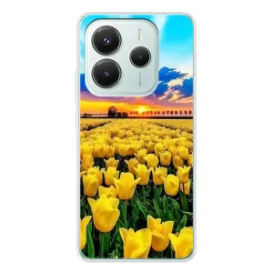 Чохли з картинкою (Тюльпани) на Redmi Note 14 5G (Жовті тюльпани)