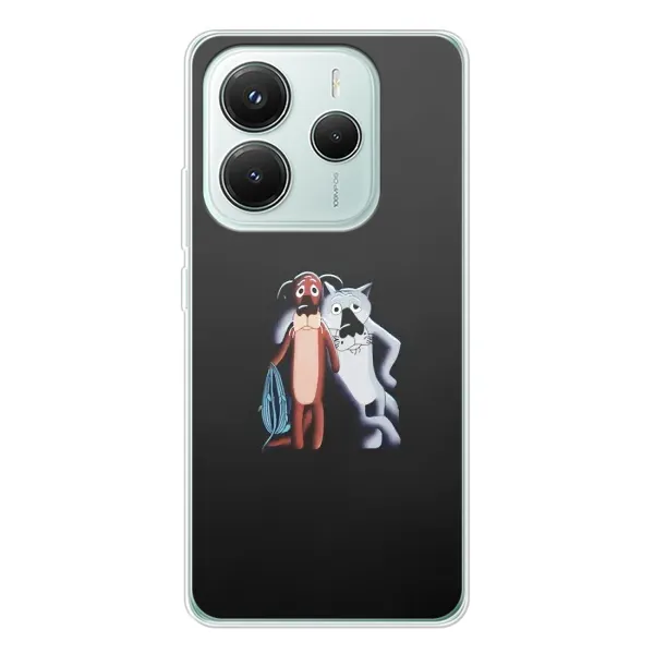 Чехол с рисунком «Шо, опять» для Xiaomi Redmi Note 14 5G