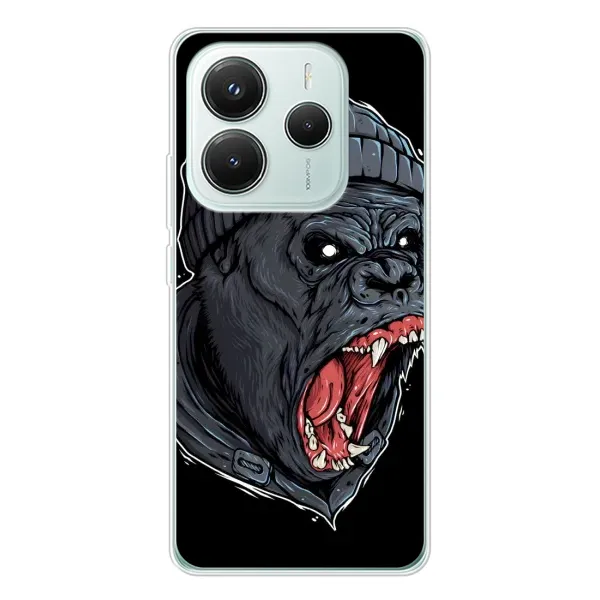 Чехол с рисунком «Злая Обезьяна» для Xiaomi Redmi Note 14 5G Чехол с рисунком «Злая Обезьяна» для Xiaomi Redmi Note 14 5G