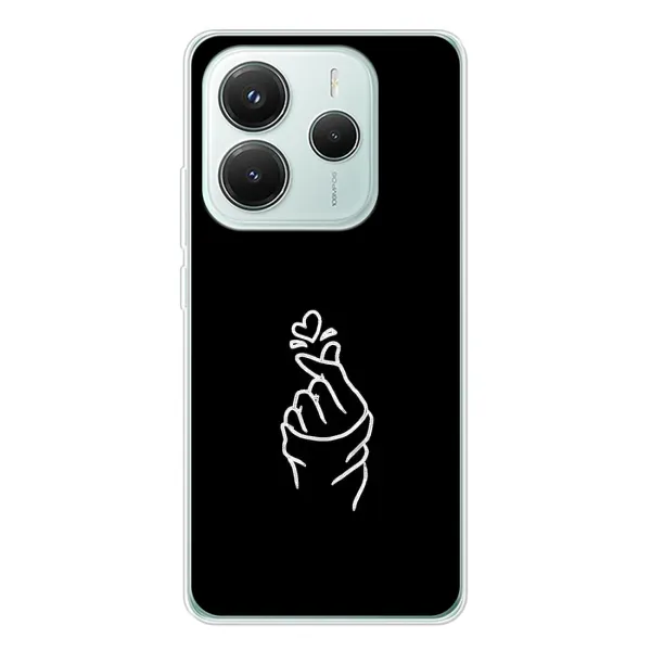 Чехол с рисунком «Знак Сердечка» для Xiaomi Redmi Note 14 5G Чехол с рисунком «Знак Сердечка» для Xiaomi Redmi Note 14 5G