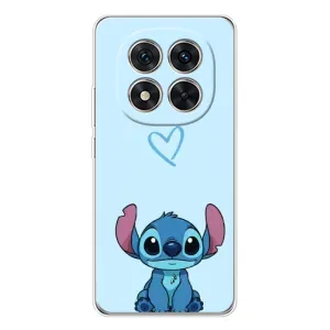 Чехол с рисунком Стич для Xiaomi Redmi Note 14 Pro 5G (Голубой Стич)