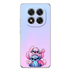 Чехол с рисунком Стич для Xiaomi Redmi Note 14 Pro 5G (Энджл и Стич)