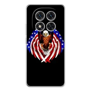 Чохол Прапор USA для Xiaomi Redmi Note 14 Pro 5G (Крила США)
