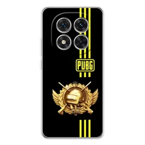 Чохол (TPU) з картинкою "Лого Пабг" на Редмі Нот 14 Про 5Джи (Логотип PUPG)