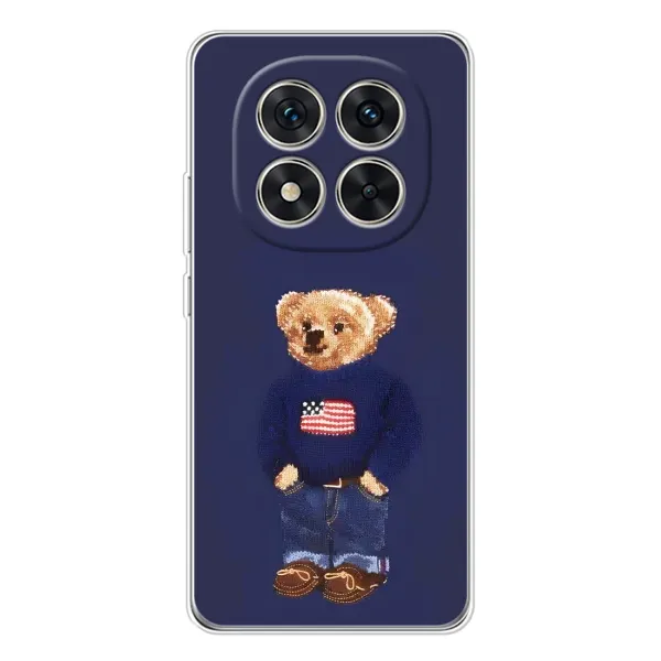 Чехол с рисунком «Мишка USA» для Xiaomi Redmi Note 14 Pro 5G
