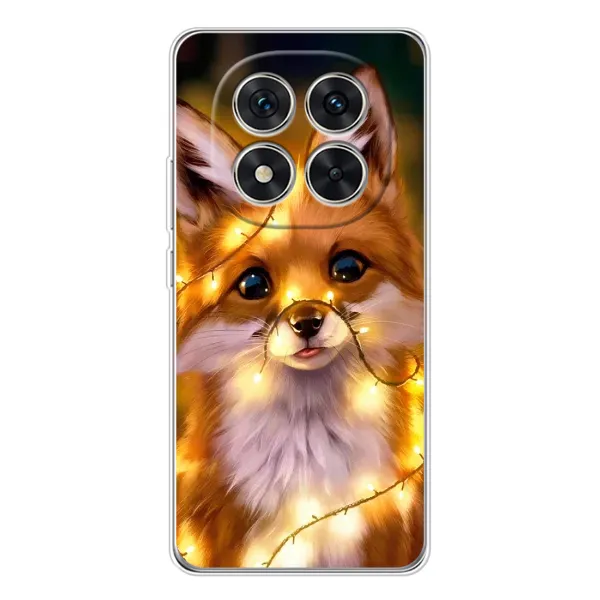 Чехол с рисунком «Новогодний лисенок» для Xiaomi Redmi Note 14 Pro 5G Чехол с рисунком «Новогодний лисенок» для Xiaomi Redmi Note 14 Pro 5G
