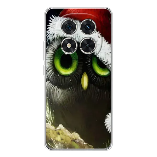 Чехол с рисунком «Новогодняя Сова» для Xiaomi Redmi Note 14 Pro 5G Чехол с рисунком «Новогодняя Сова» для Xiaomi Redmi Note 14 Pro 5G