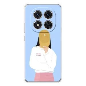 Силіконовый Чохол на Xiaomi Redmi Note 14 Pro 5G з картинкой Модных девушек (Жовта кепка)
