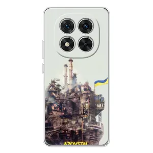 Чехлы на военную тематику для Xiaomi Redmi Note 14 Pro Plus (Азовсталь)