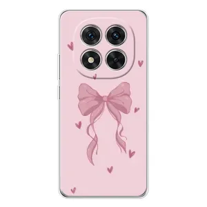 Чохол банти для Xiaomi Redmi Note 14 Pro Plus (Бант на рожевому)