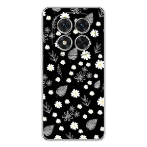 Чохли з тематикою "КВІТИ" на Xiaomi Redmi Note 14 Pro Plus (цвітіння на чорному)