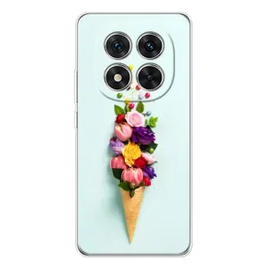 Чохли з тематикою "КВІТИ" на Xiaomi Redmi Note 14 Pro Plus (Квітка-морозиво)
