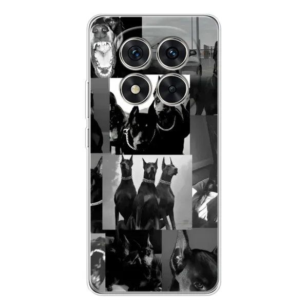 Чехол с рисунком «Коллаж Доберман» для Xiaomi Redmi Note 14 Pro Plus Чехол с рисунком «Коллаж Доберман» для Xiaomi Redmi Note 14 Pro Plus