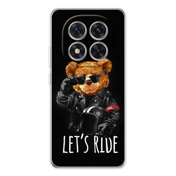 Чехол с рисунком «Модный Мишка» для Xiaomi Redmi Note 14 Pro Plus