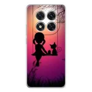 Девчачий Чехол для Xiaomi Redmi Note 14 Pro Plus (На качели)