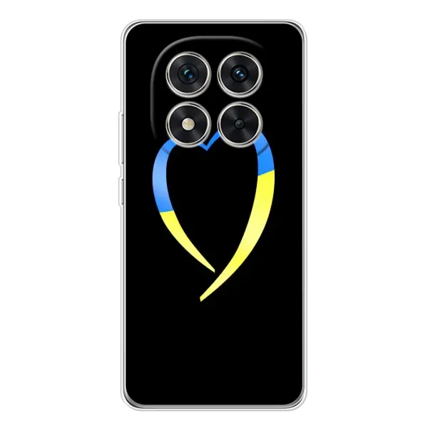 Чехол с рисунком «Украинское сердце» для Xiaomi Redmi Note 14 Pro Plus