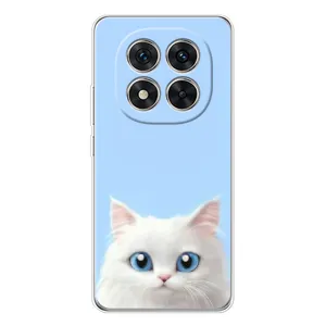 Чехол на тематику: Коты для Xiaomi Redmi Note 14 Pro (Белый кот)